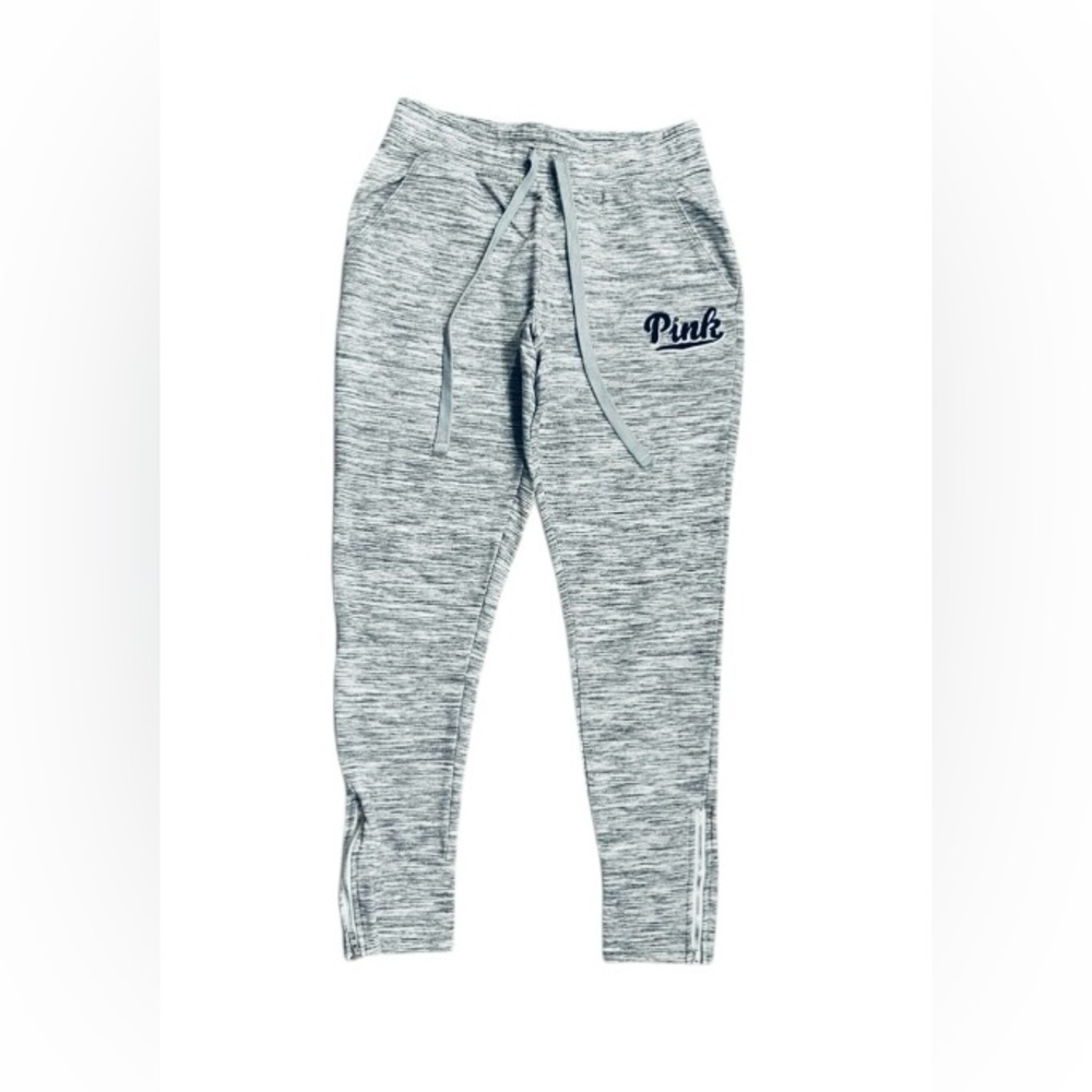 PINK VS Logo Ankle Zip Joggers